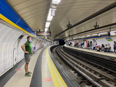The Madrid Metro is super clean